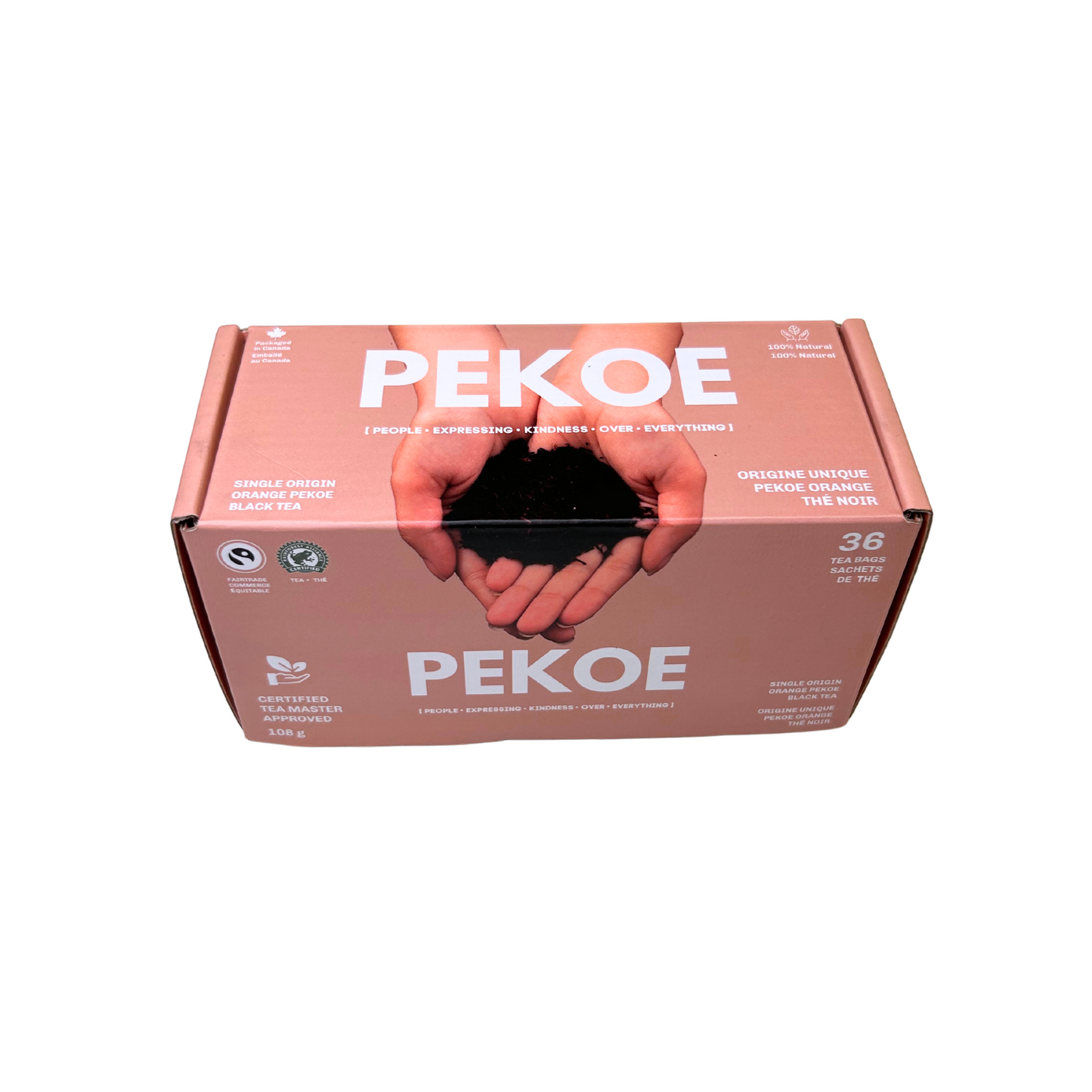 PEKOE | Single Origin Orange Pekoe Biodegradable Tea Bags (36 Count)