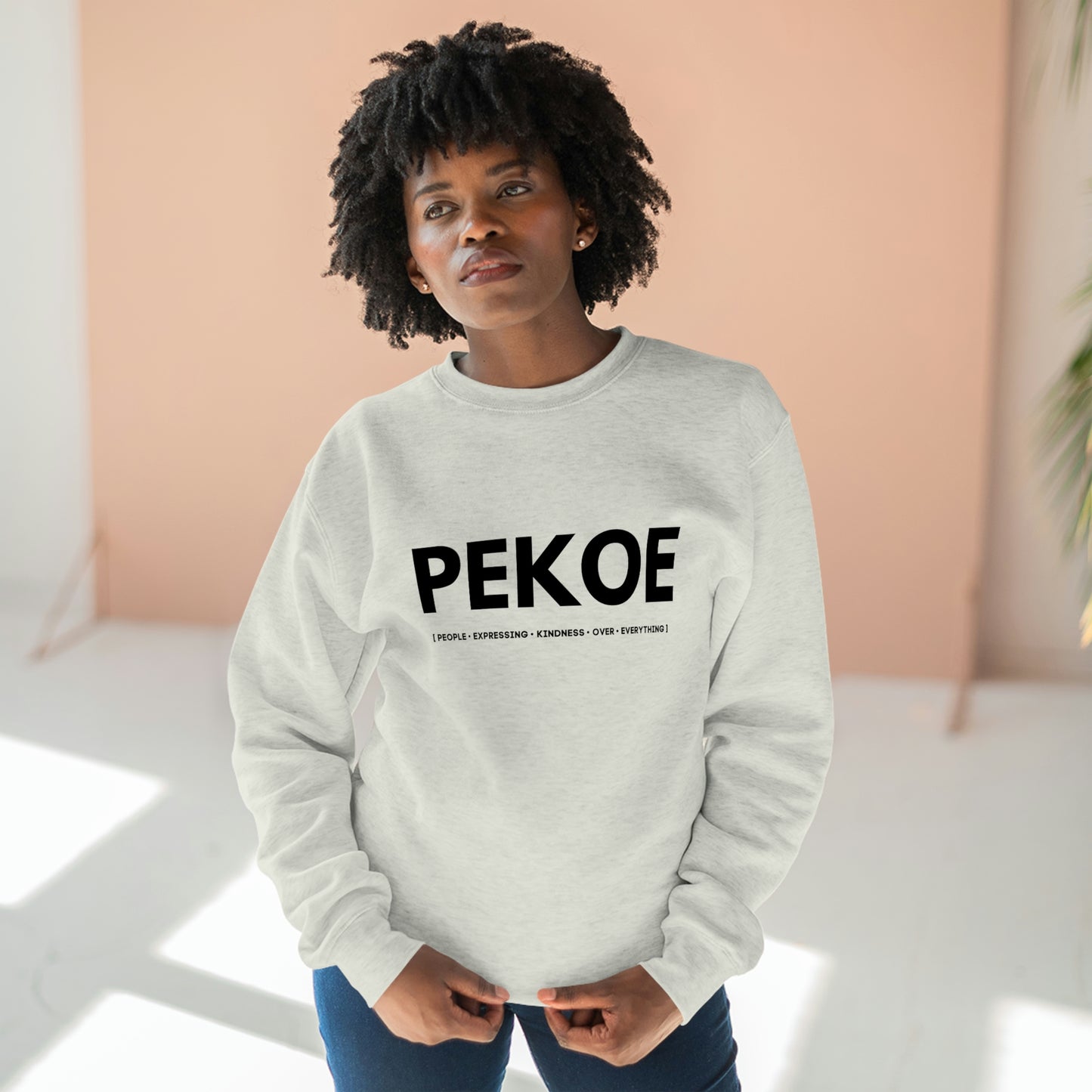 PEKOE - Unisex Premium Crewneck Sweatshirt
